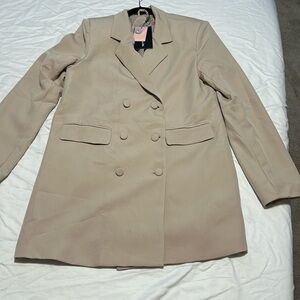 Size 10 Nude Blazer Dress - Pretty little things
